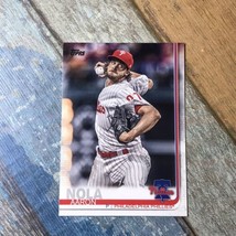 2019 Topps Series 1 Aaron Nola #163 Philadelphia Phillies Baseball Card - £1.19 GBP