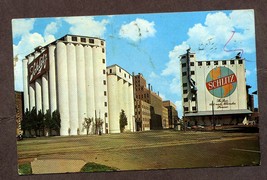 Vintage 1960s 1967 Postcard Schlitz Beer Brewing Company Wisconsin - £3.18 GBP