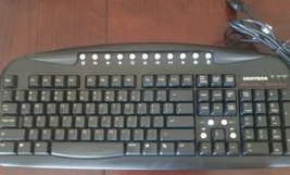 Unotron S5100K Spillseal Washable Keyboard-Rare Vintage-SHIPS N 24 HOURS - €42,38 EUR