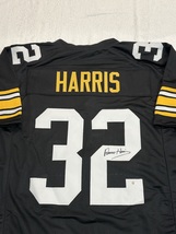 Franco Harris Signed Pittsburgh Steelers Football Jersey COA - £196.94 GBP