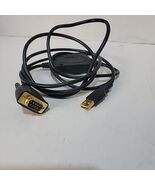 Gigaware Gold Plated 6-FT USB To Serial Cable With Driver Disc  - $13.97 CAD