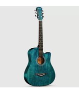 Guitar 41 inches Acoustic Acoustic Guitar green stringed instrument - $388.00