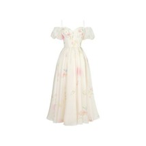 One  Bubble Sleeve Suspender  Dress Summer 2022 French Style Long Skirt Children - £177.99 GBP