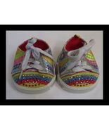 Build A Bear Workshop Twinkle Toes Skechers Tennis Shoes Rainbow Color - $245.07 MXN