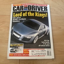 2004 April Car And Driver Magazine, The Lord Of The Rings - £7.06 GBP
