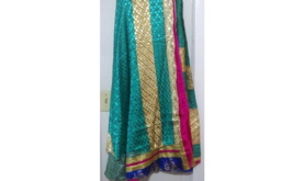 Indian Sari Wrap Skirt S235 - £23.80 GBP