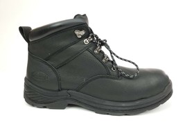 Iron Age IA0101 Men&#39;s 14 M Steel Toe EH Boots Black Genuine Leather - £43.86 GBP