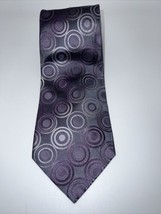 Purple Neck Tie Tones of Purple Circular Designs ARROW Beautiful Handsome - £11.08 GBP