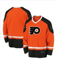 Fanatics Branded Philadelphia Flyers Black/Orange Long Sleeve Jersey L or XL - $54.00