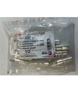 NEW 10 Pack Abicor Binzel 147.6565 Silver Plated Contact Tips HDS M12/1.... - €15,47 EUR