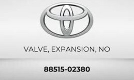 88515-02380 Toyota Genuine New Expansion Valve.1 Qty Available Now. - $46.85