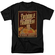 Star Trek Tos The Trouble With Tribbles Black Adult T-Shirt Large New Unworn - £15.46 GBP