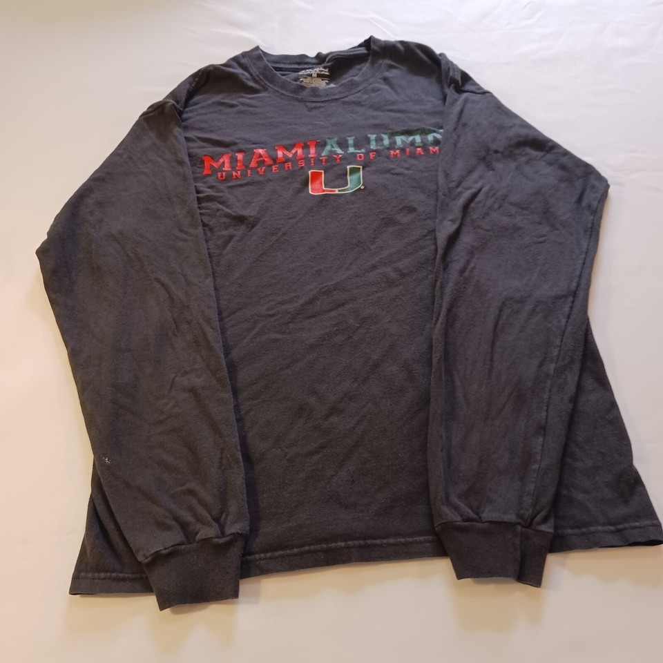 Champion Authentic MiamiAlumni University Of Miami Men's Cotton T-Shirt Size M Item image 10
