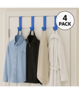 4-Pack of 3.5 in., Plastic Over-The-Door Hangers &amp; Over The Door Hooks G... - $9.45 CAD