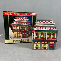 Vintage Coca Cola Moe&#39;s Cafe Lighted Building Town Square Collection 1998 - £19.10 GBP