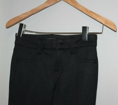 Level 99 Black Pants Size Women&#39;s 25 P Suede Look Petite - £23.79 GBP