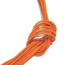 2.5mm wide- 5-10yd Russet Orange Elastic Thread Drawcord Round Elastic Cord ET25 - $5.99+