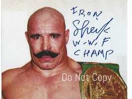 The Iron Sheik Signed Photo 8X10 Rp Autographed Picture Wwf Wwe Wrestling - £15.73 GBP