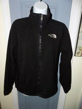 The North Face Black Full Zip Fleece Jacket Size M Women&#39;s EUC - £33.89 GBP