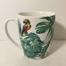 Scarlet Macaw Sun Parrots Birds Palms Mug Coffee Cup Brightly Coloured - £10.12 GBP