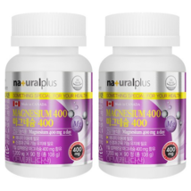 Natural Plus Magnesium 400 108g, 90tablets, 2ea - £35.28 GBP