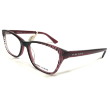 Anne Klein Eyeglasses Frames AK5055 604 Clear Purple Red Zebra Print 54-16-135 - $55.89
