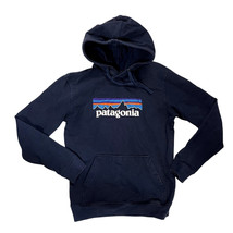 Patagonia Capuche Hommes Marine Uprisal Sweat Coupe Standard P-6 Logo Taille M - £44.68 GBP