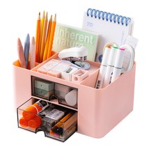 Moikiwi Desk Organizer with 2 Drawers, Office Supplies Organizer for Des... - £13.54 GBP