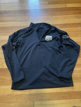 Boston Shamrocks Ice Hockey Irish American 1/4 Zip Black Pullover Size M... - $26.12