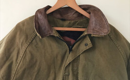 Vintage Woolrich Olive Green Wool Blanket Lined Long Duster Cowboy Coat ... - £141.40 GBP