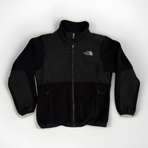 The North Face Girls Medium Black Denali Full Zip Fleece Jacket Size 10/12 - £15.78 GBP