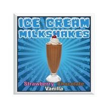 Ice Cream Milkshakes DECAL - Concession Food Truck Vinyl Decal - $6.88+