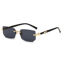 Gafas De Sol Montura Rectangulares Populares Mujeres Hombres Pequeñas Cu... - £13.89 GBP