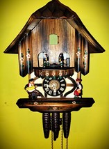 Vintage Classic Schmeckenbecher Musical 1 Day Cuckoo Clock #164 - £147.18 GBP