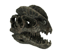 Zeckos Dilophosaurus Dinosaur Head Fossil Statue Small - £26.35 GBP