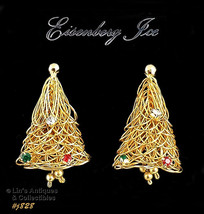 Eisenberg Ice Christmas Tree Earrings (#J828) - £38.37 GBP