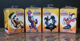 Lot of 4 DC Heroclix Icons Booster Pack 2 Random Figures WIZKIDS 2005, S... - $24.75