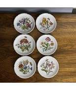 Rochard Limoges France Dessert Bread Plates Cheese Wine 5.25” Flowers Fl... - $99.28 CAD