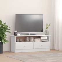  TV Cabinet White Solid pine wood Medium TV Cabinet Rectangular - $3,053.08 MXN