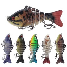 5 Pcs Bionic Fishing Lures - Multi Jointed Fish Lures - Suitable for Salt &amp; - £22.41 GBP