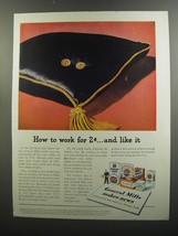 1946 General Mills Ad - How to work for 2.. and like it - £14.78 GBP
