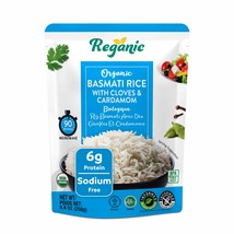 Reganic Organic Basmati Rice With Cloves &amp; Cardamom, Pack of 6 , 8.8 oz  - $17.49