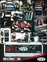 EVH 5150 guitar amp ad Gojira Unearth Ensiferum Darkest Hour Nonpoint Testament - £3.38 GBP