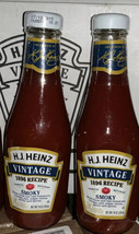 2 H.J. Heinz Vintage 1896 Recipe Ketchup Smoky 14 Oz Sealed Discontinued... - $11.83