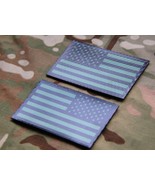 Infrared US Flag Patch Set Green &amp; Black Navy SEAL NSWDG US Army DEVGRU ... - $33.61 CAD