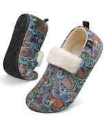 L-RUN Mens Slippers Soft Lightweight Slip-On Indoor Shoes Blue XL US - $313.25 MXN