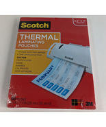 Scotch Thermal Laminating Pouches - 8.5&quot; X 11&quot; Pack of 100 Pouches TP385... - $18.76