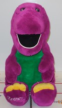 Vintage 24&quot; Barney Purple Dinosaur Stuffed Animal Plush Toy - £37.73 GBP