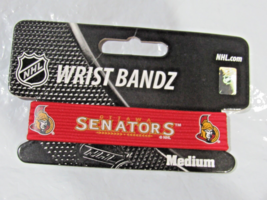 NHL Ottawa Senators Wrist Band Bandz Officially Licensed Size Medium by ... - £13.29 GBP