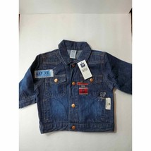 Vtg Vintage Stock New Nwt Baby Gap Jean Jacket patches toddler 12-18 months - £32.12 GBP